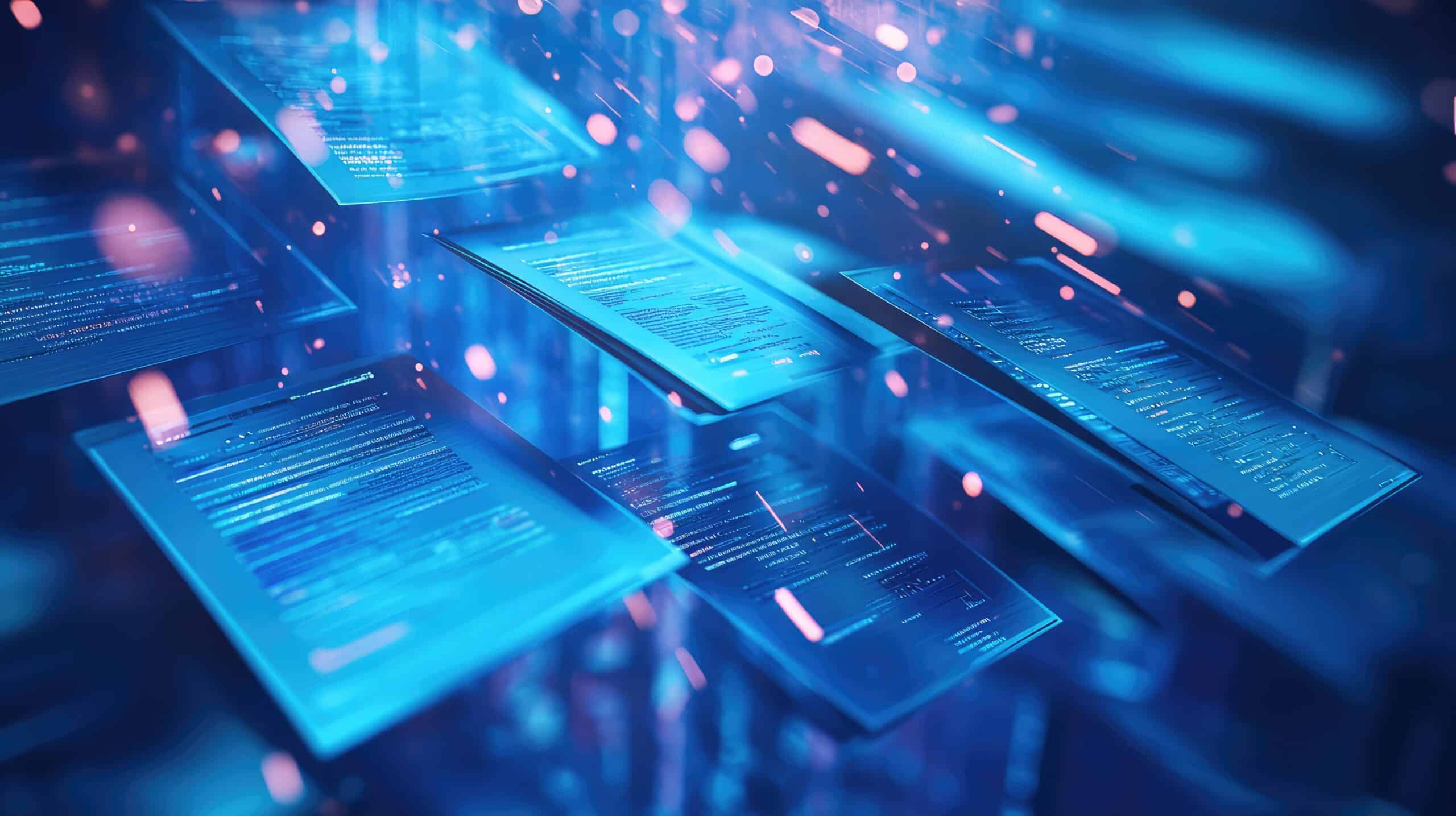 Digital transformation in tax e-invoice software AI generated illustration